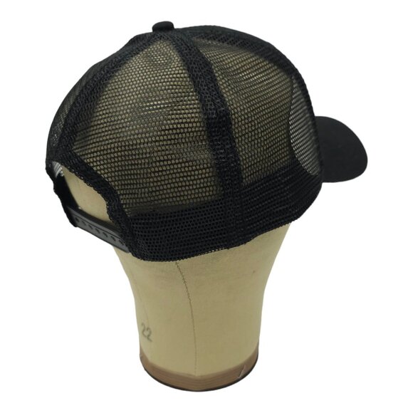 Caterpillar CAT Equipment Black Mesh Retro Snapback Cap Trucker Baseball NEW - Picture 13 of 13
